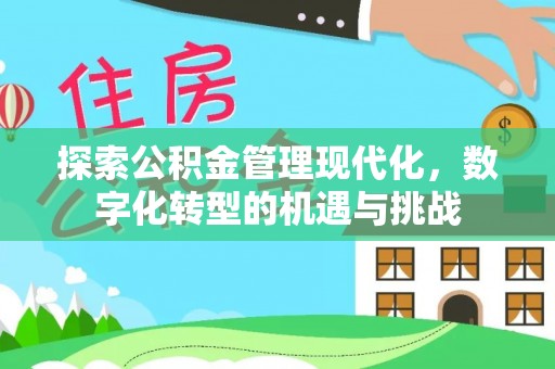 克孜勒苏柯尔克孜探索公积金管理现代化，数字化转型的机遇与挑战