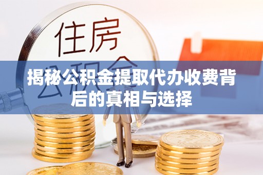 克孜勒苏柯尔克孜揭秘公积金提取代办收费背后的真相与选择