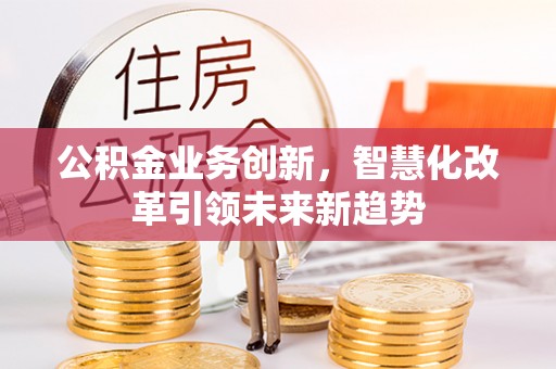 克孜勒苏柯尔克孜公积金业务创新，智慧化改革引领未来新趋势