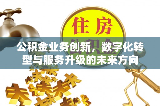 克孜勒苏柯尔克孜公积金业务创新，数字化转型与服务升级的未来方向