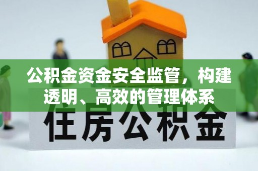 克孜勒苏柯尔克孜公积金资金安全监管，构建透明、高效的管理体系