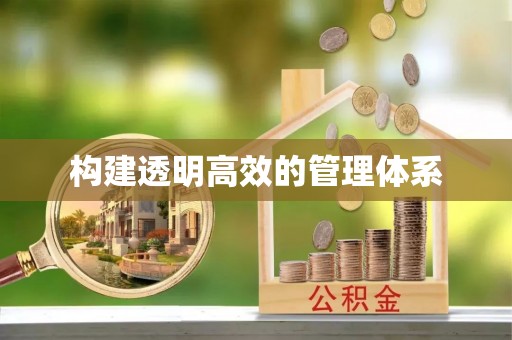 克孜勒苏柯尔克孜构建透明高效的管理体系