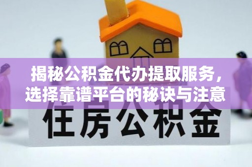 克孜勒苏柯尔克孜揭秘公积金代办提取服务，选择靠谱平台的秘诀与注意事项