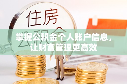 克孜勒苏柯尔克孜掌握公积金个人账户信息，让财富管理更高效