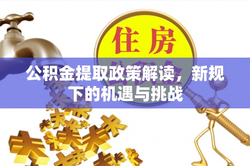 克孜勒苏柯尔克孜公积金提取政策解读，新规下的机遇与挑战