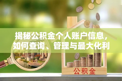 克孜勒苏柯尔克孜揭秘公积金个人账户信息，如何查询、管理与最大化利用