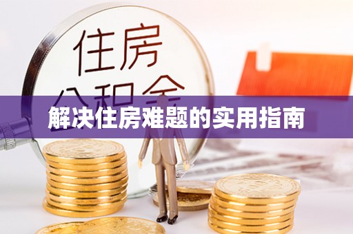 克孜勒苏柯尔克孜解决住房难题的实用指南