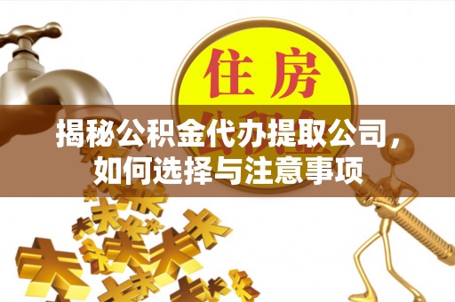 克孜勒苏柯尔克孜揭秘公积金代办提取公司，如何选择与注意事项