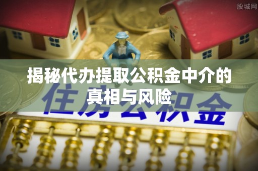 克孜勒苏柯尔克孜揭秘代办提取公积金中介的真相与风险